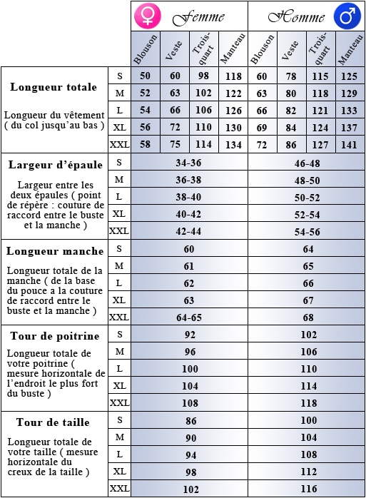 tailles-vetement-cuir