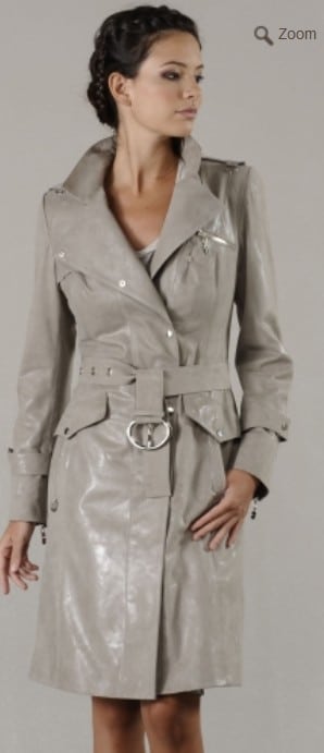 manteau cuir canadienne griffes