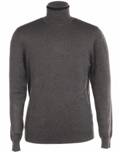 Pull col roulé en soie Anthracite Marion Roth 49 €