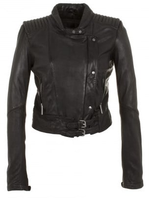 blouson noir femme