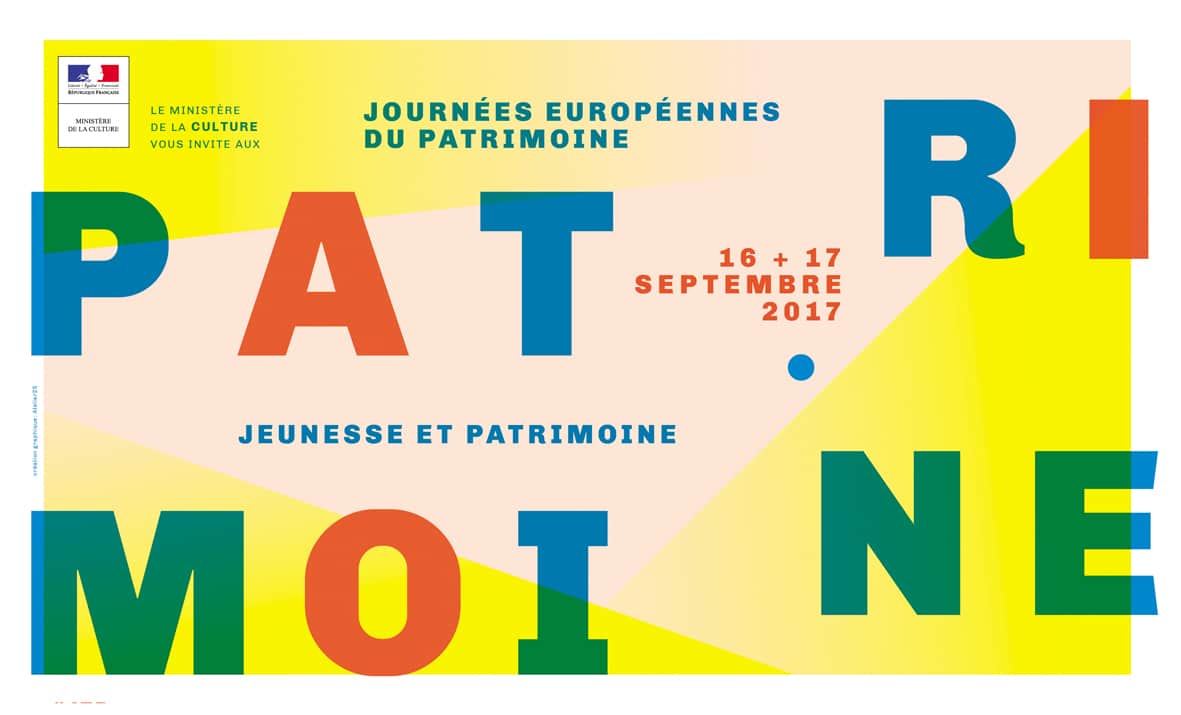 Affiche des journées du patrimoine 2017